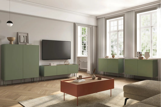 Kredens Desin oliwka dąb nowoczesny