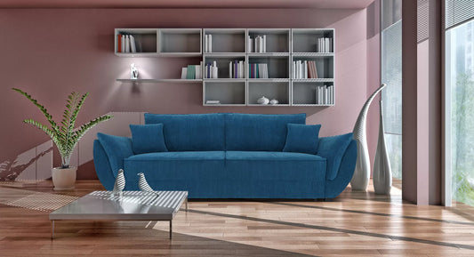 Sofa Marlin granatowa rozkładana
