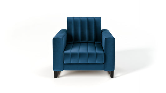 Fotel LOFT velvet granat metalowe nogi