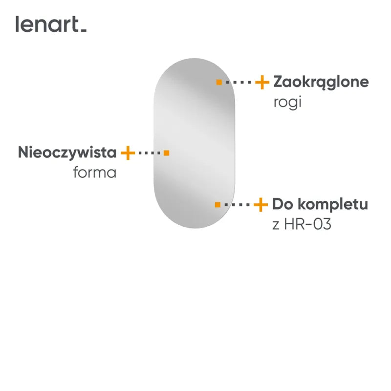 HARMONY HR-04 - lustro - kaszmir/truflowy