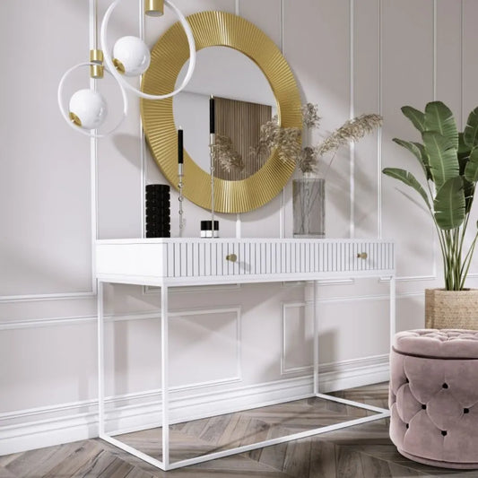 Lustro Sissel nowoczesne unikat złote