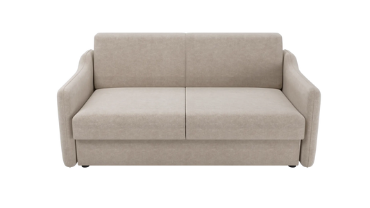 Sofa Mario stelaż włoski beżowa kanapa rozkładana