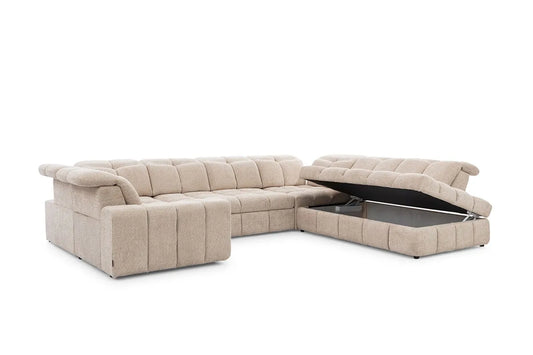 Narożnik Magnelio podkowa elekrycznie wysuwane siedzisko lewy