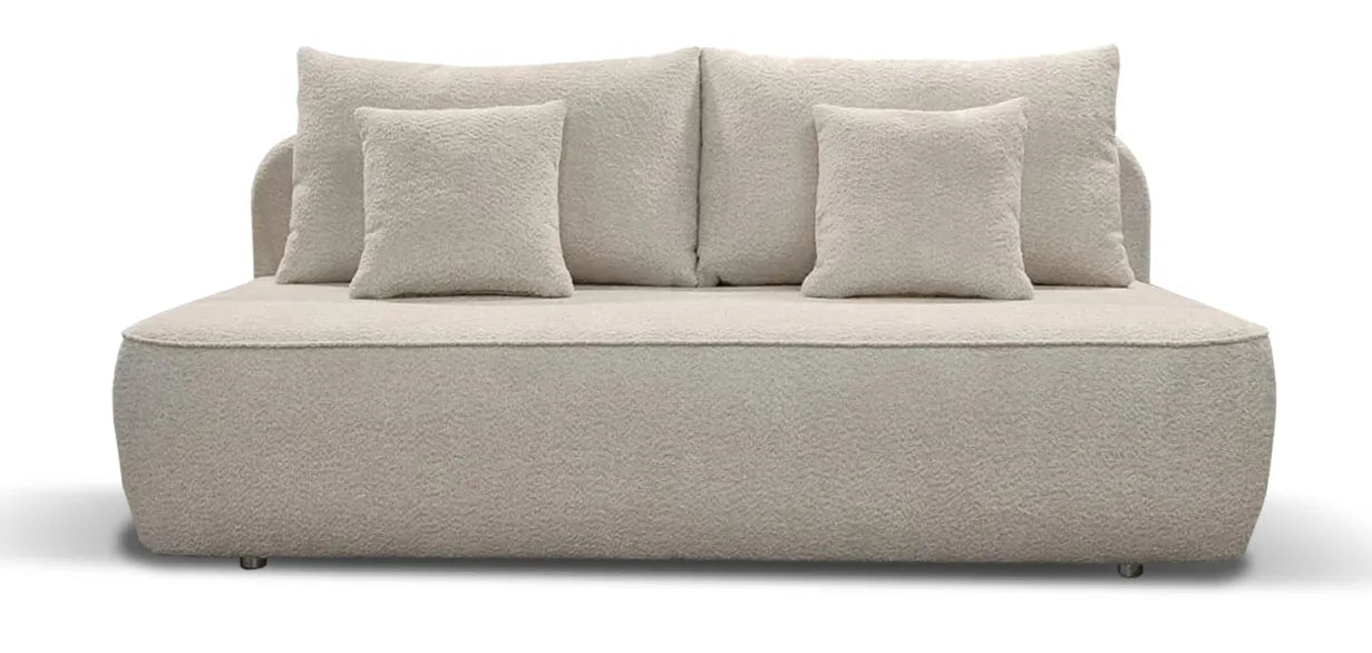 Sofa Nodo boucle rozkładana beż