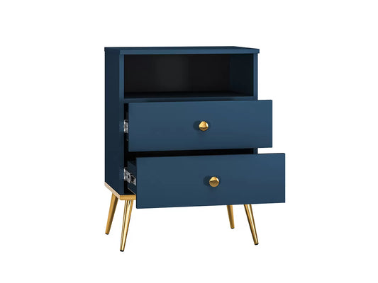 Szafka nocna Marine wysoka granat