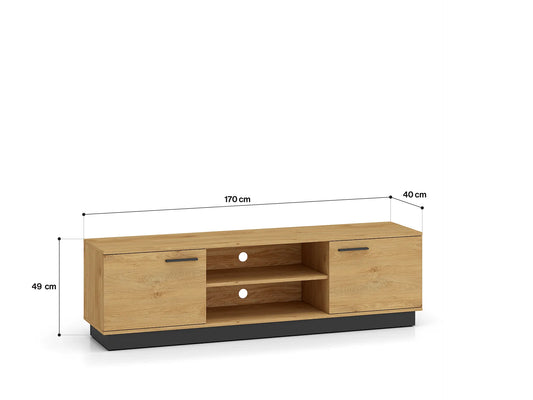 Szafka RTV Modesto dąb nowoczesna