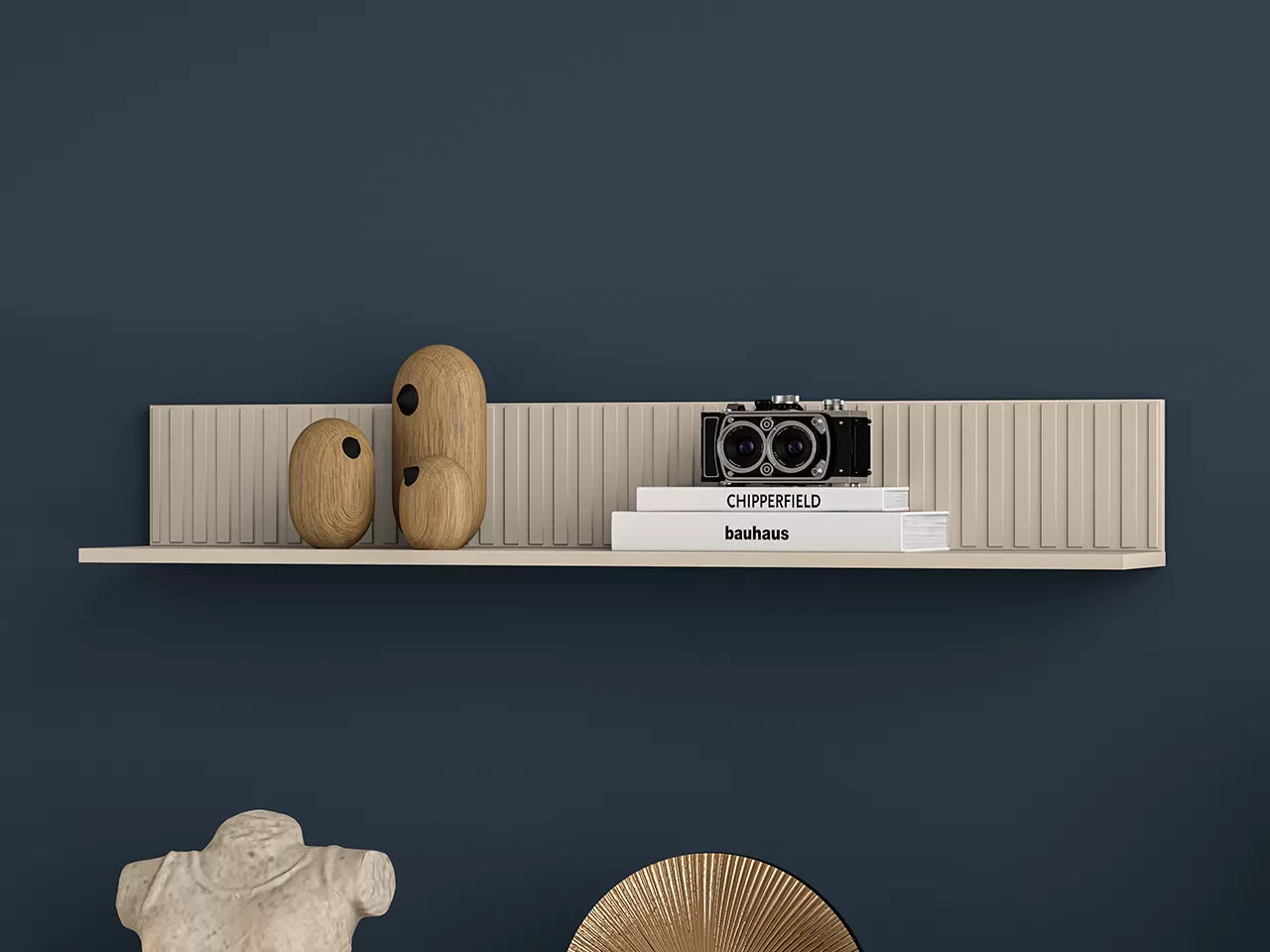 Półka Sophie frezowana cashmere