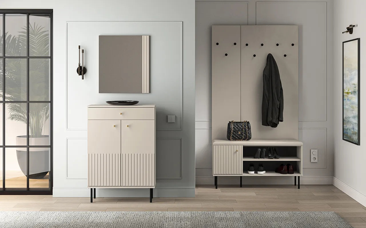 Szafka na buty Sophie wysoka kaszmir duża