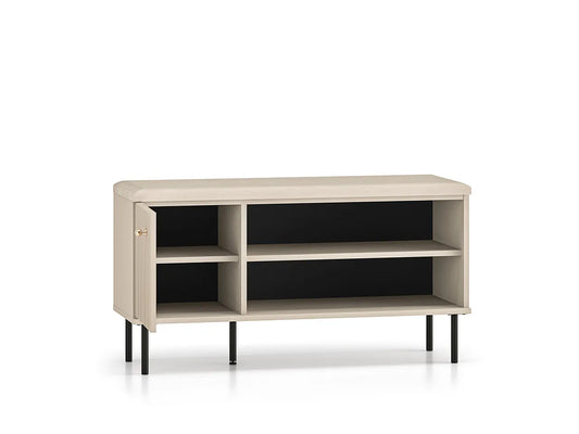 Szafka na buty Sophie z siedziskiem otwarta cashmere