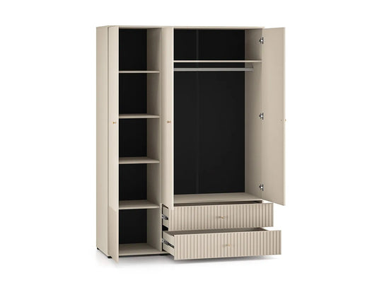 Szafa Sophie trzydrzwiowa nowoczesna kaszmir