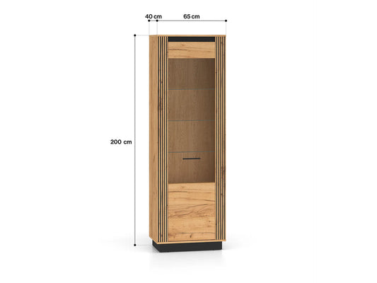 Witryna Urso pojedyncza słupek oszklona