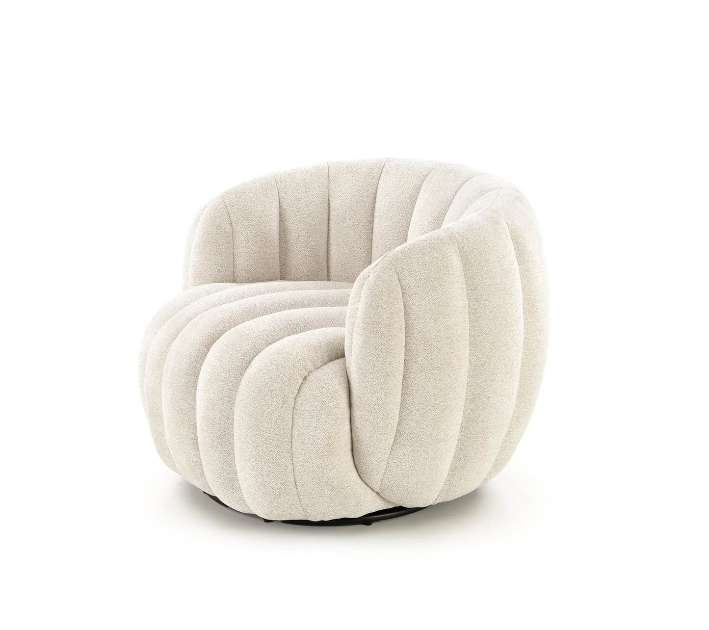 Fotel Fraser nowoczesny kremowy