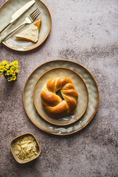 Ceramiczna linia OMBRES INSTA serwis 18 el JASNO B OMBRES INSTA line dinner set 18 pcs LIGHT BROWN