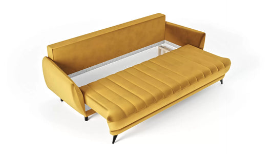 Kanapa Roy musztardowa