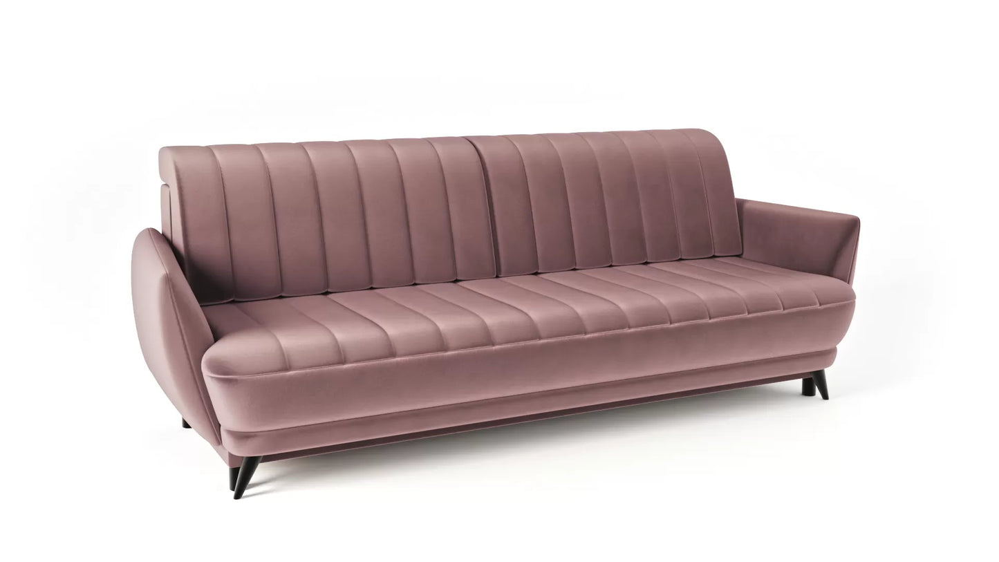 Kanapa Roy pudrowy róż