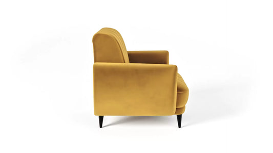 Fotel Roy musztardowy
