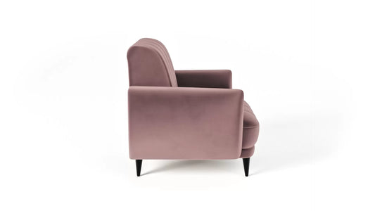 Fotel Roy pudrowy róż