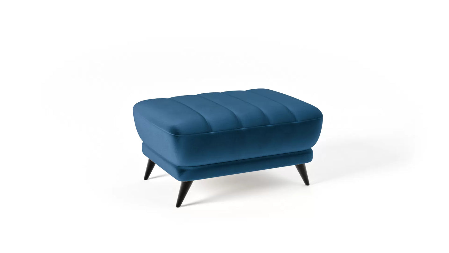 Puf Roy granatowa velvet