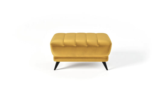 Puf Roy musztardowy velvet
