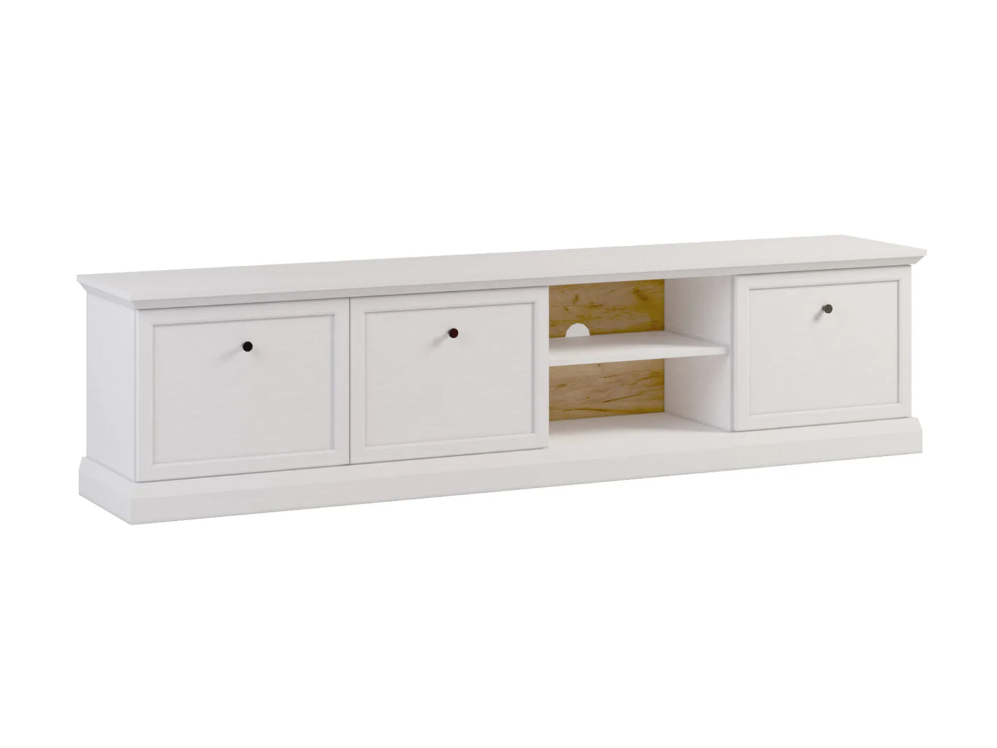 Szafka RTV Lucca White klasyczna biała