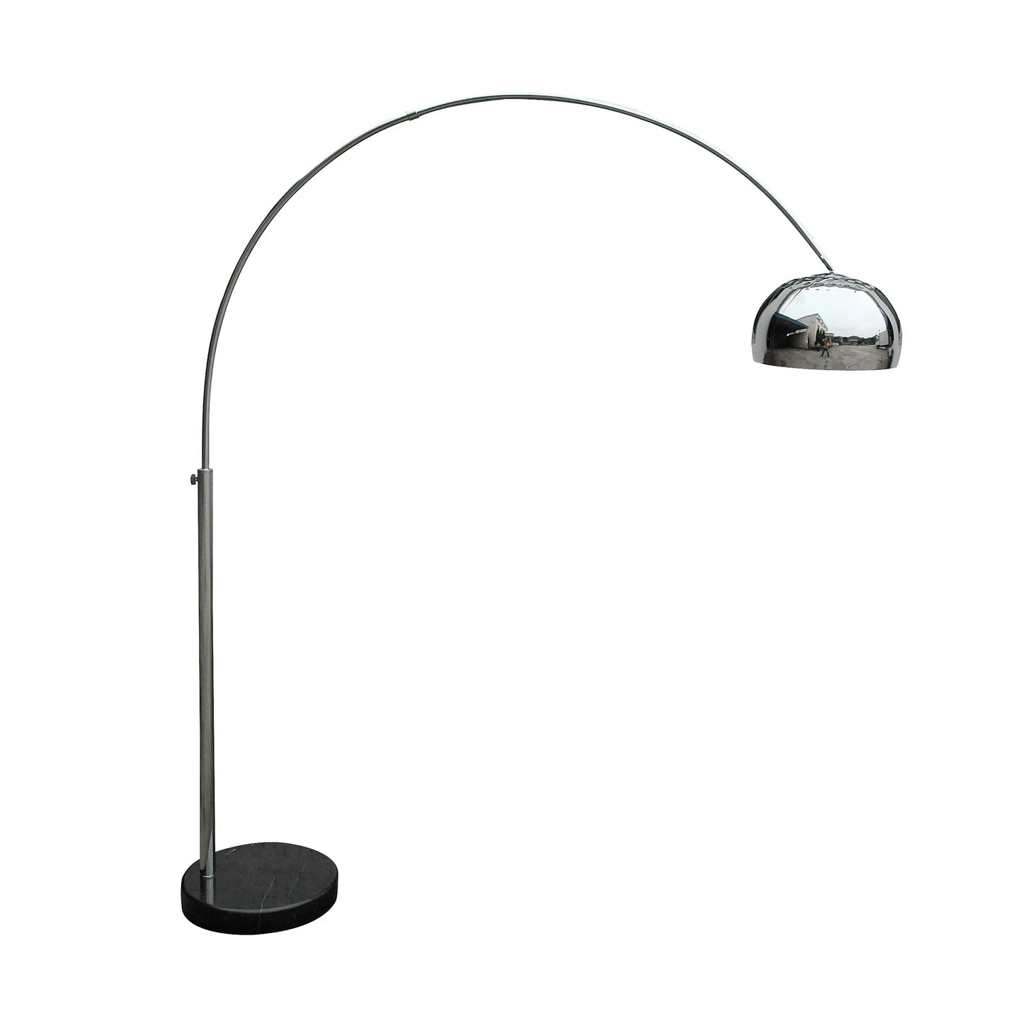 Lampa podłogowa Sfero duża srebrna