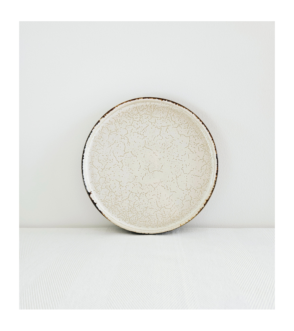 Talerz deserowy z rantem Arondi Dolomit 20 cm