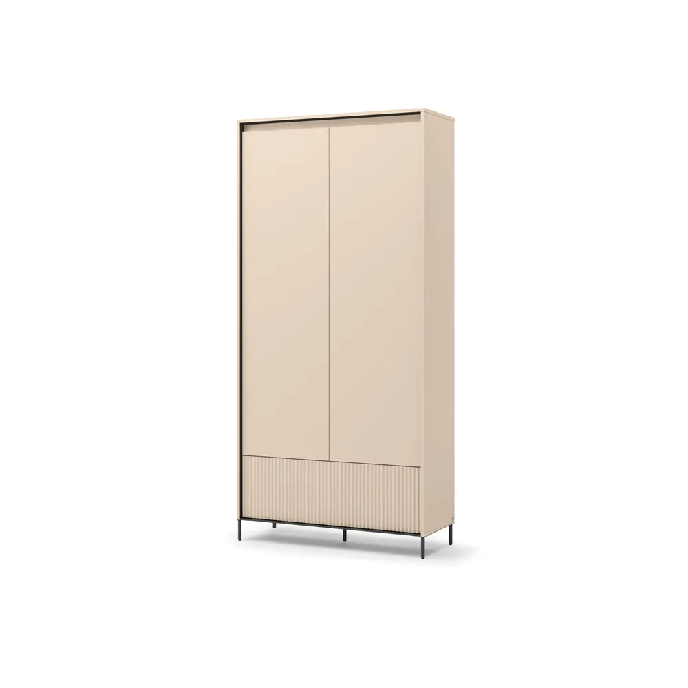 Szafa Trend dwudrzwiowa z oświetleniem beż