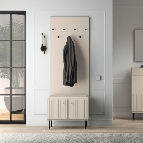 Wieszak Sophie panel ścienny tapicerowany cashmere