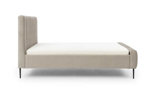 Łóżko Nicole 160 tapicerowane beżowe