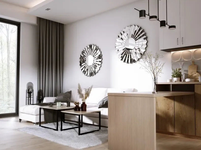 Lustro Asti nowoczesne glamour