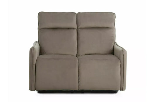 Sofa Travis rozkładana 2-osobowa velvet ciemny beż