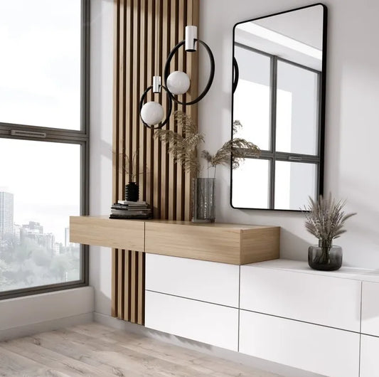 Lustro Zen czarna rama