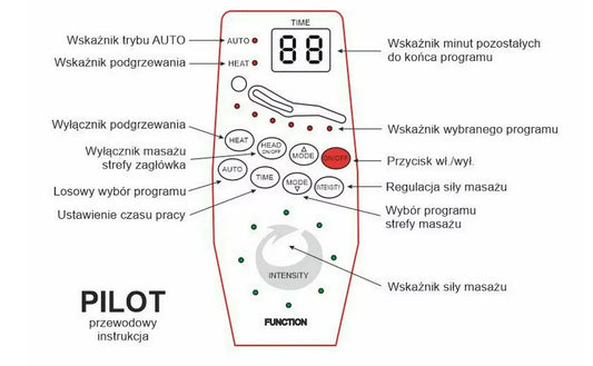 Fotel Neptun M z funkcją masażu cynamonowy velvet