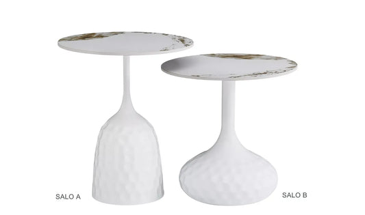 Stolik kawowy Salo A biały efekt marmuru