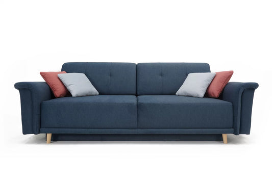 Sofa Marameo granatowa rozkładana