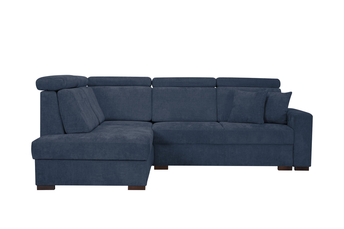 Narożnik Claret rozkładany granatowy Kiara 863 BL2