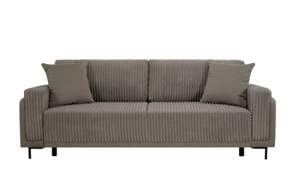 Sofa Arosa – miękka, sztruksowa, beżowa