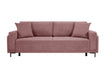 Sofa Arosa – miękka, sztruksowa, różowa