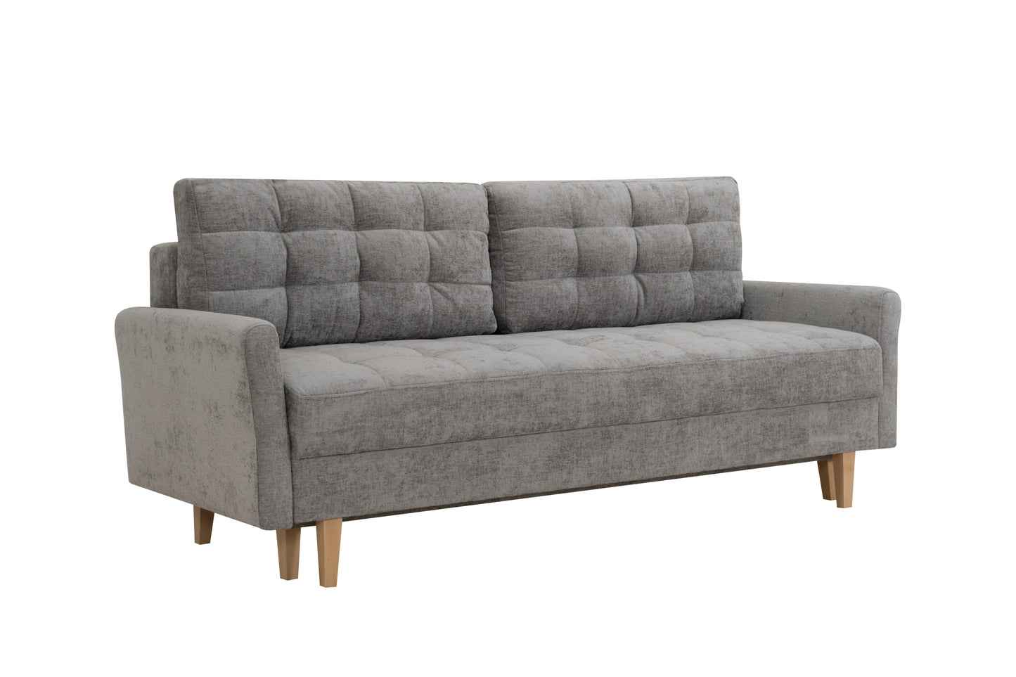 Sofa Daisy rozkładana szara Milky 60