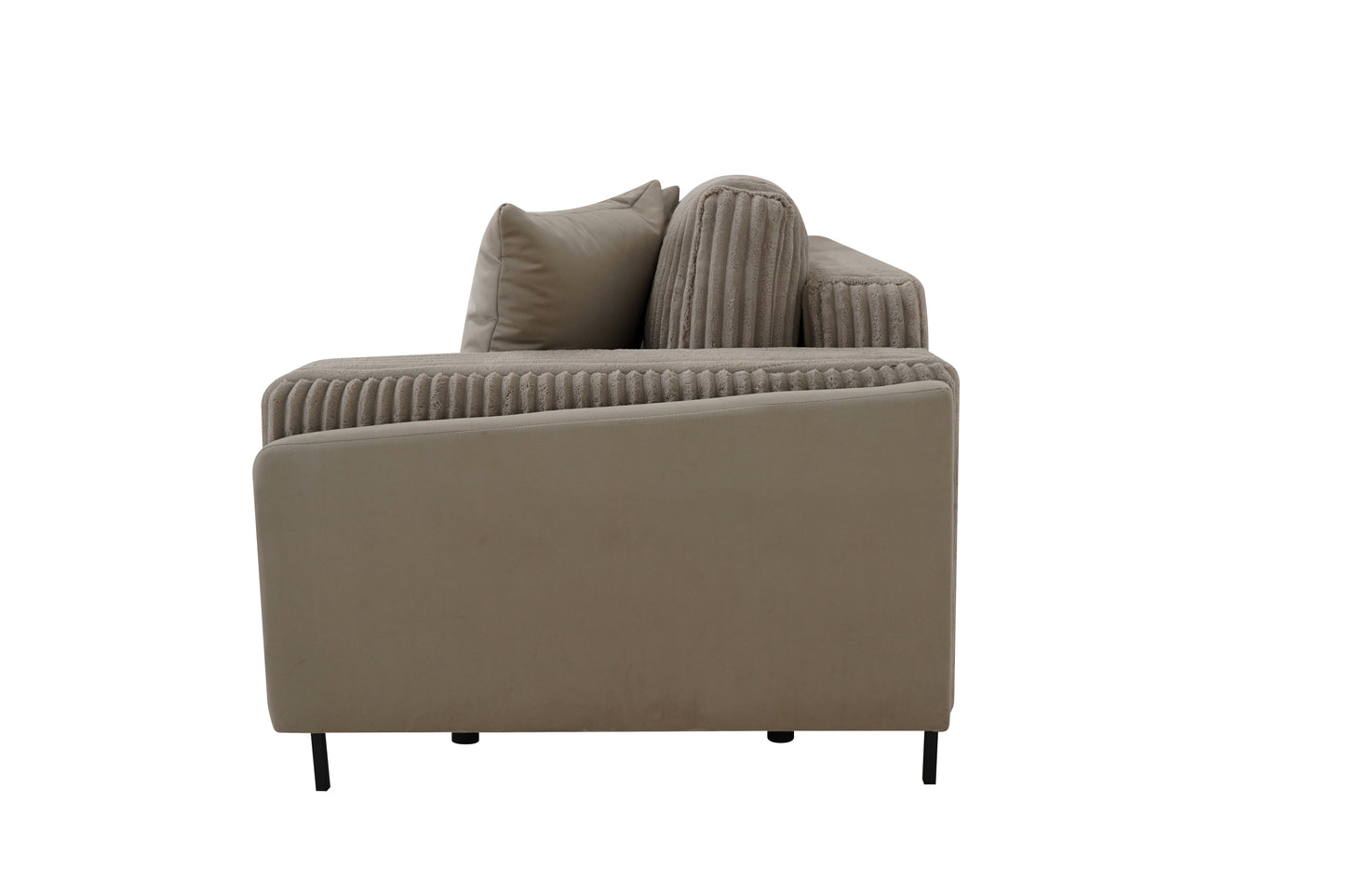 Sofa Arosa – miękka, sztruksowa, beżowa
