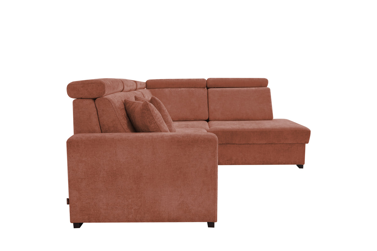 Narożnik Claret rozkładany miedziany Kiara 859 2BL