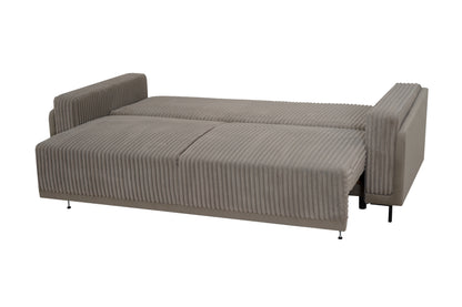 Sofa Arosa – miękka, sztruksowa, beżowa