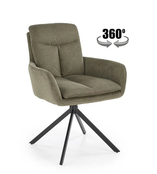 Krzesło K536 obrotowe oliwkowe