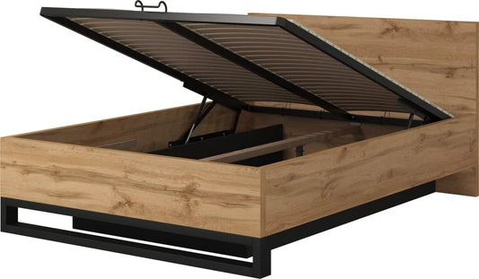 Łóżko 140 z pojemnikiem Halle