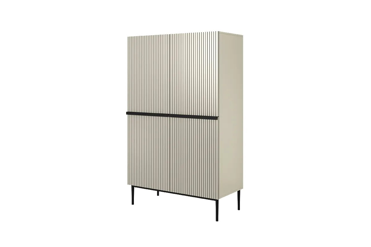 Kredens Nicole ryfla cashmere czarne detale