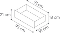 Łóżko rozsuwane WOOW WO-12 90x200