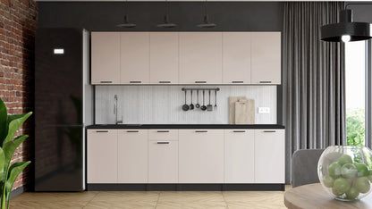 Szafka kuchenna dolna 40 cm COMBO czarny / kaszmir