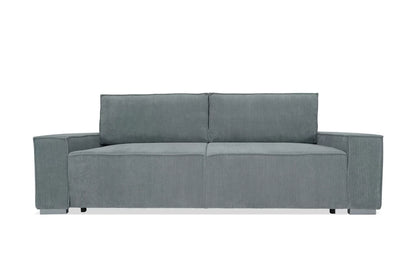 Sofa Nubo szara rozkładana sztruks