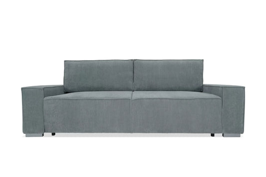 Sofa Nubo szara rozkładana sztruks