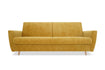 Sofa Flavo musztardowa rozkładana
